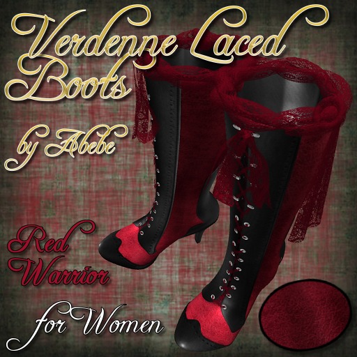 Verdenne Laced Boots Red F
