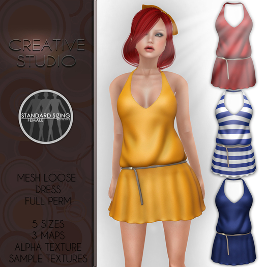 - CREATIVE STUDIO - Loose Mini Dress 