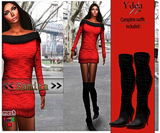 *Ydea* Samira red
