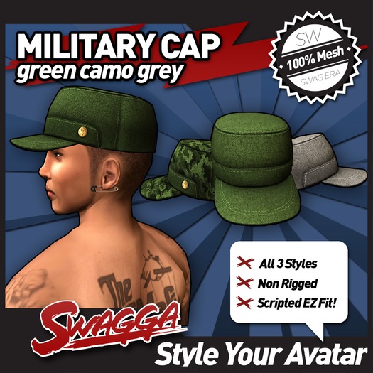 [SWaGGa] Military Cap BX