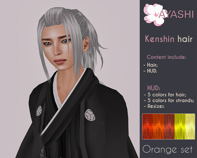 [^.^Ayashi^.^] Kenshin-orange set