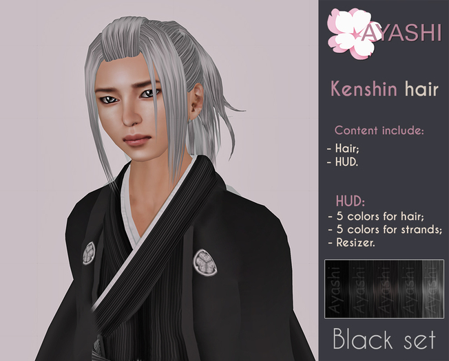 [^.^Ayashi^.^] Kenshin-black set