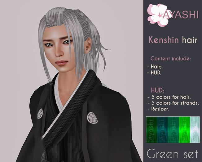 [^.^Ayashi^.^] Kenshin-green set