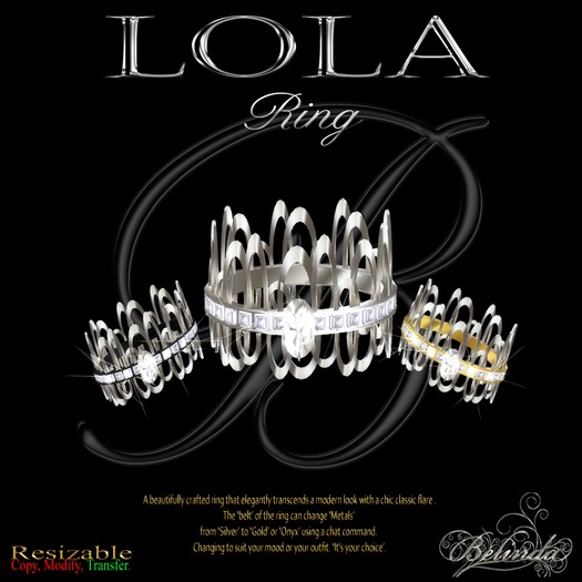 Lola - Silver - Ring