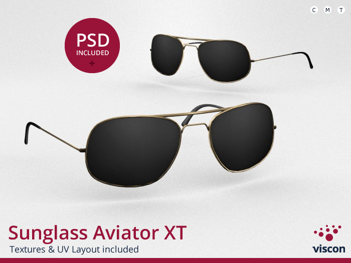 *viscon* Mesh Sunglass Aviator XT