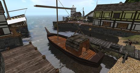 Second Life Marketplace - [AB Midieval Builds] Fishing Boat Non-scripted