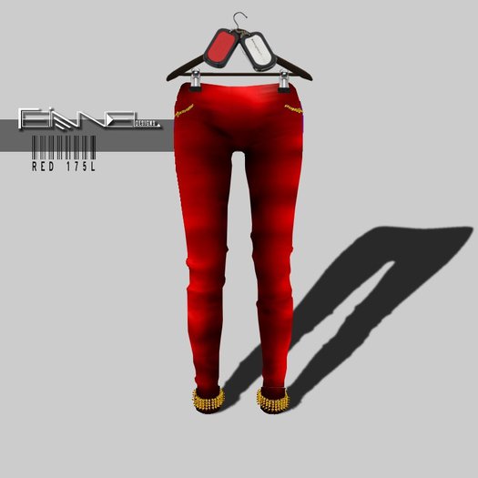 .EINNEL. PURE COLOUR RED [LEGGINS]