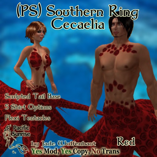 (PS) Southern Ring Cecaelia- Tan & Blue