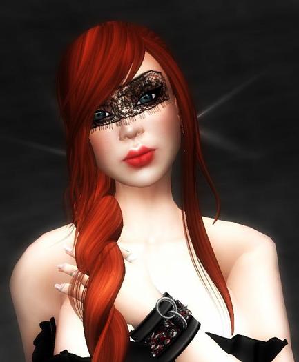 Sugel Co. - Madness Face Tattoo - Lace & Coral lips