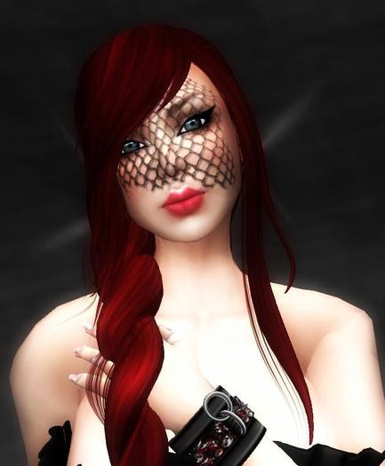 Sugel Co. - Madness Face Tattoo - Net & Pink Lips