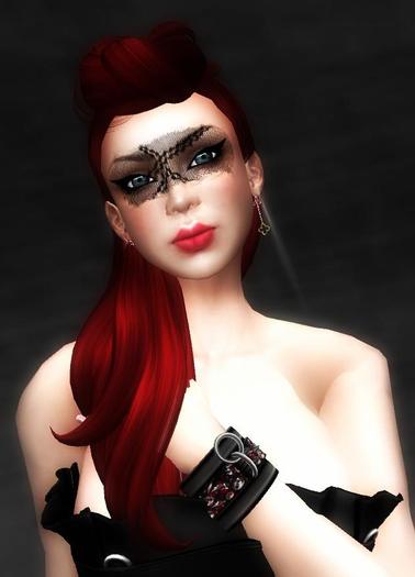 Sugel Co. - Madness Face Tattoo - Cloth & Pink Lips