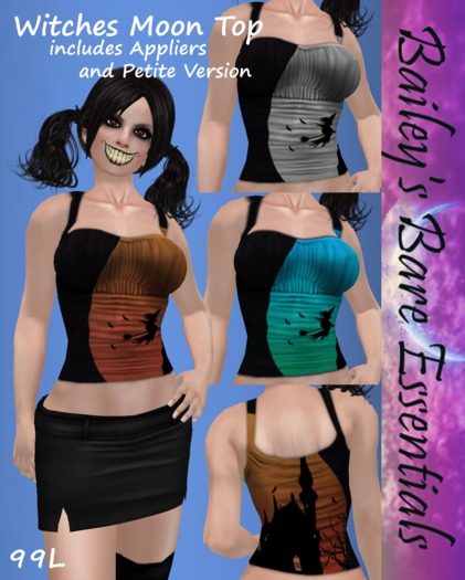 Witches Moon Tops (inc Petite Version)