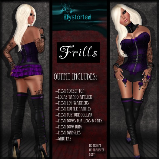 .:Dystorted:. Frills Purple 