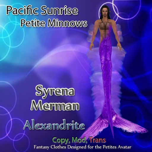 (PS) Petite Syrena on Stranger Tides Merman Alexandrite