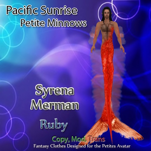 (PS) Petite Syrena on Stranger Tides Merman Ruby