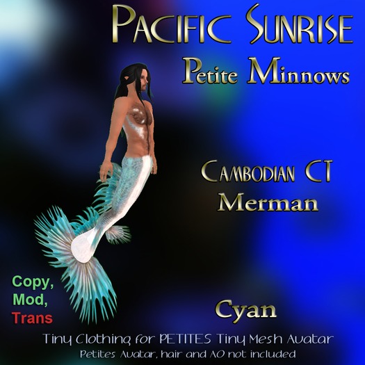 (PS) DEMO Petite Minnows - Cambodian CT Mermaid Orange 