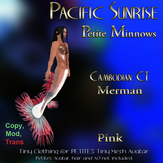 (PS) DEMO Petite Minnows - Cambodian CT Mermaid Orange 