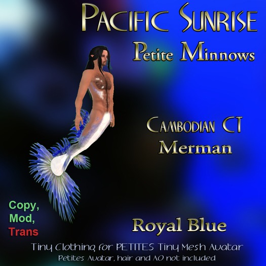 (PS) DEMO Petite Minnows - Cambodian CT Mermaid Orange 