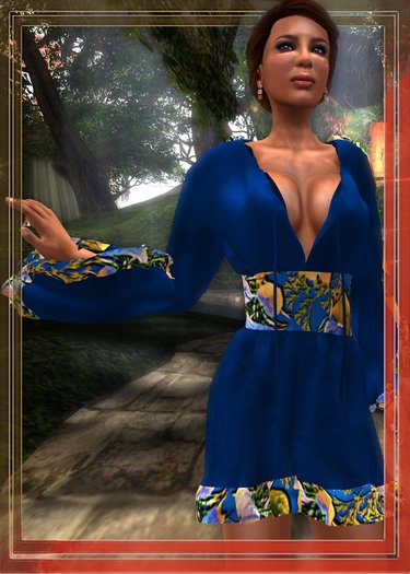 LoMos Designs - Tunic Dress Blue