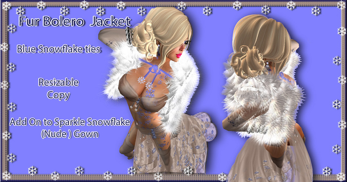 Fur Bolero jacket (Nude )