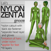 Lali's Nylon Zentai - Green