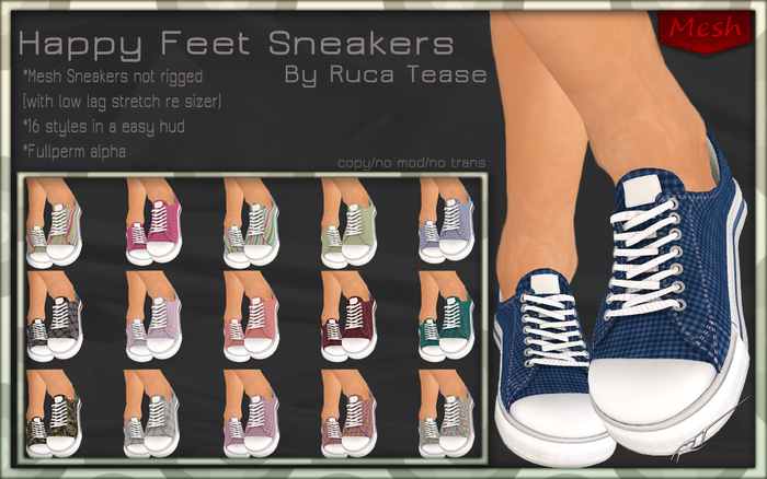 Happy Feet Mesh Sneakers