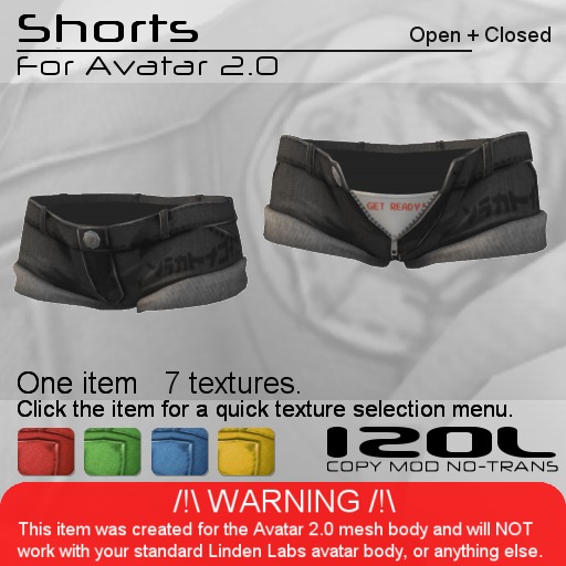 <UTILIZATOR> - Shorts (for Avatar 2.0) (boxed)