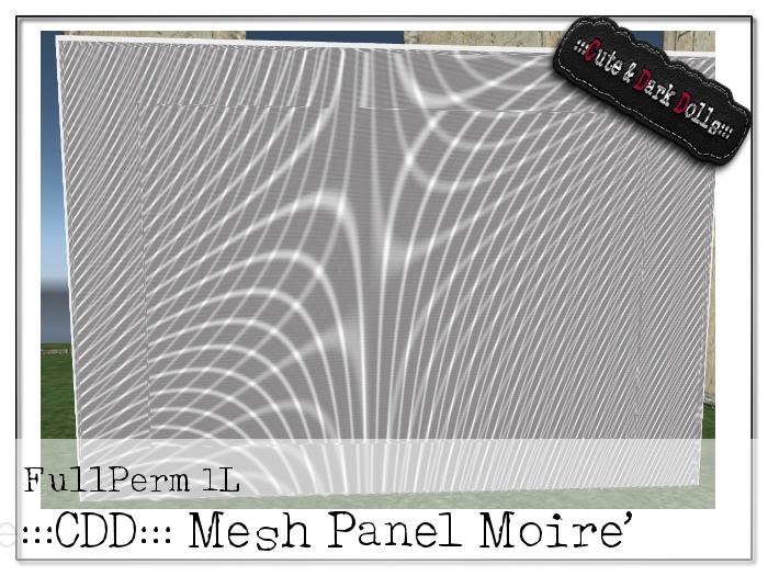 :::CDD::: Moire' Mesh Panel Full perm