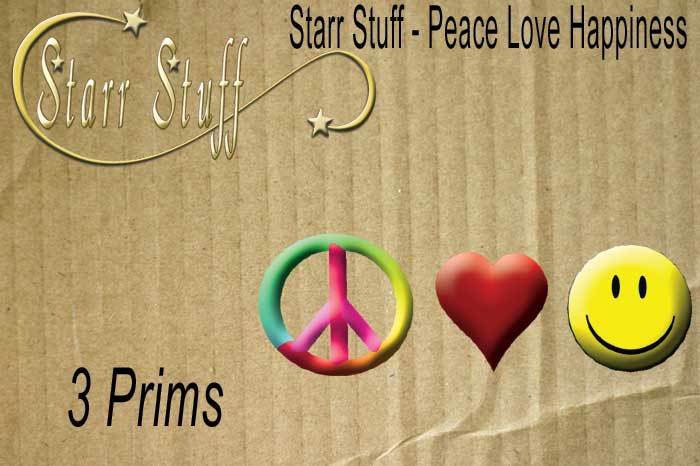 Starr Stuff - PeaceLoveHappiness - SZ Boxed