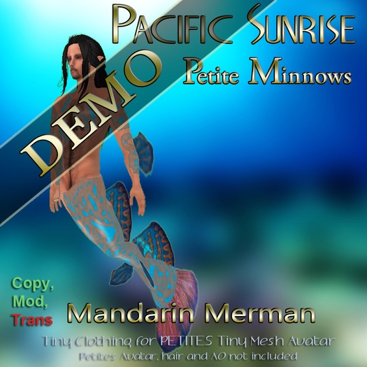 (PS) DEMO Petite Minnows - Mandarin Merman