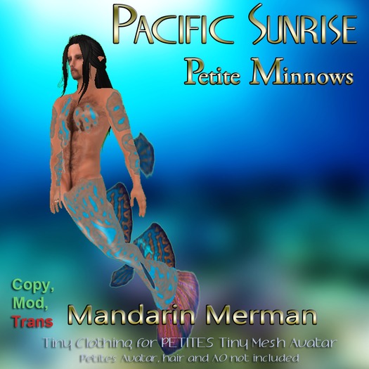 (PS) Petite Minnows - Mandarin Mermaid  