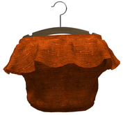 ::Marshmallows::Ruffles Top- Orange(wear me)
