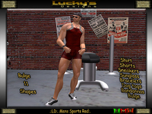 .:LD:. Mens Sports Red:.