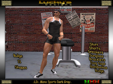 .:LD:. Mens Sports Dark Gray:.