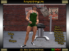 .:LD:. Mens Sports Dark Green:.