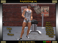 .:LD:. Mens Sports White:.