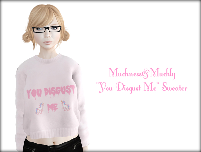 :M&M: "You Disgust Me" Sweater