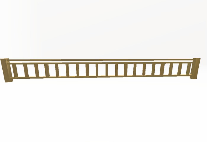 1 sculpt Double Porch Railing (( FULL PERM ))