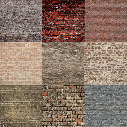 brick old - 50 textures