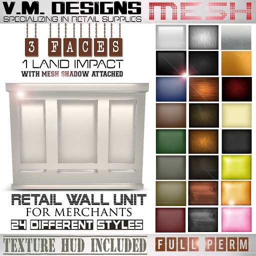 [FP] Mesh Retail Display Wall Unit