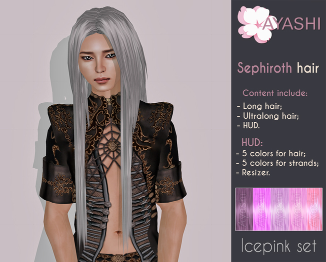 [^.^Ayashi^.^] Sephiroth -  icepink set