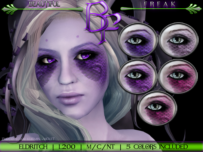 Beautiful Freak: Eldritch eye makeup - 