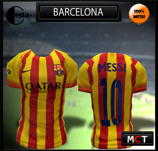 Camisa Mesh Barca 10