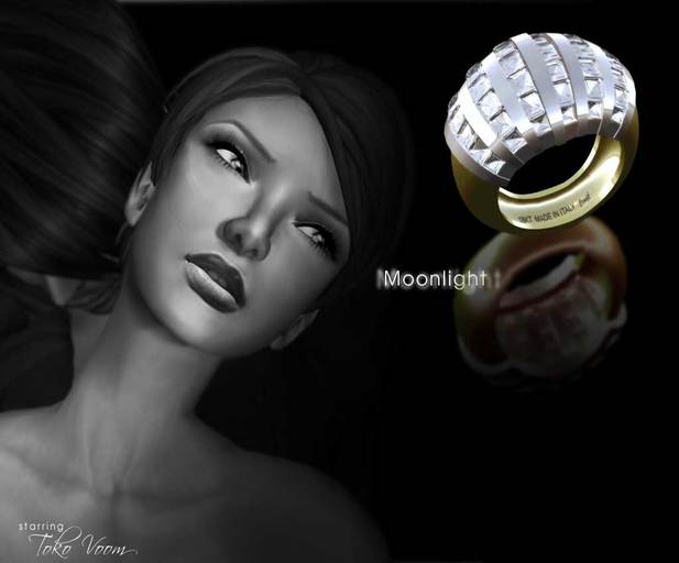BANDIT DESIGN Moonlight Gold & Diamonds ring