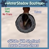 +WSB+ WH Shetland Large Horse Shoes (BOXED)