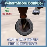 +WSB+ WH Shetland Small Horse Shoes (BOXED)