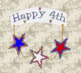 4th of July Stars Animated