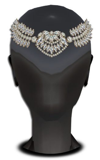 ((Crystal Line))Queen Head Accessory(wear)