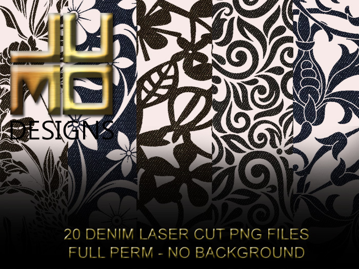 .:JUMO:. Denim Laser cut Textures
