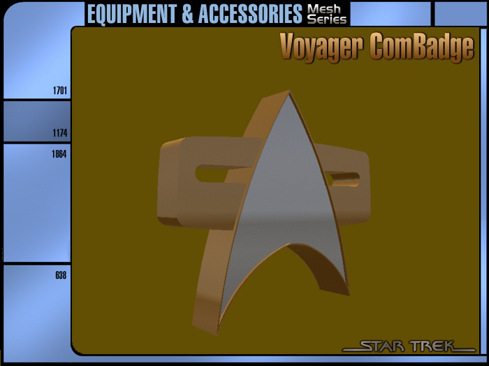 Mesh Series - Voyager Comm Badge ver. 1.1